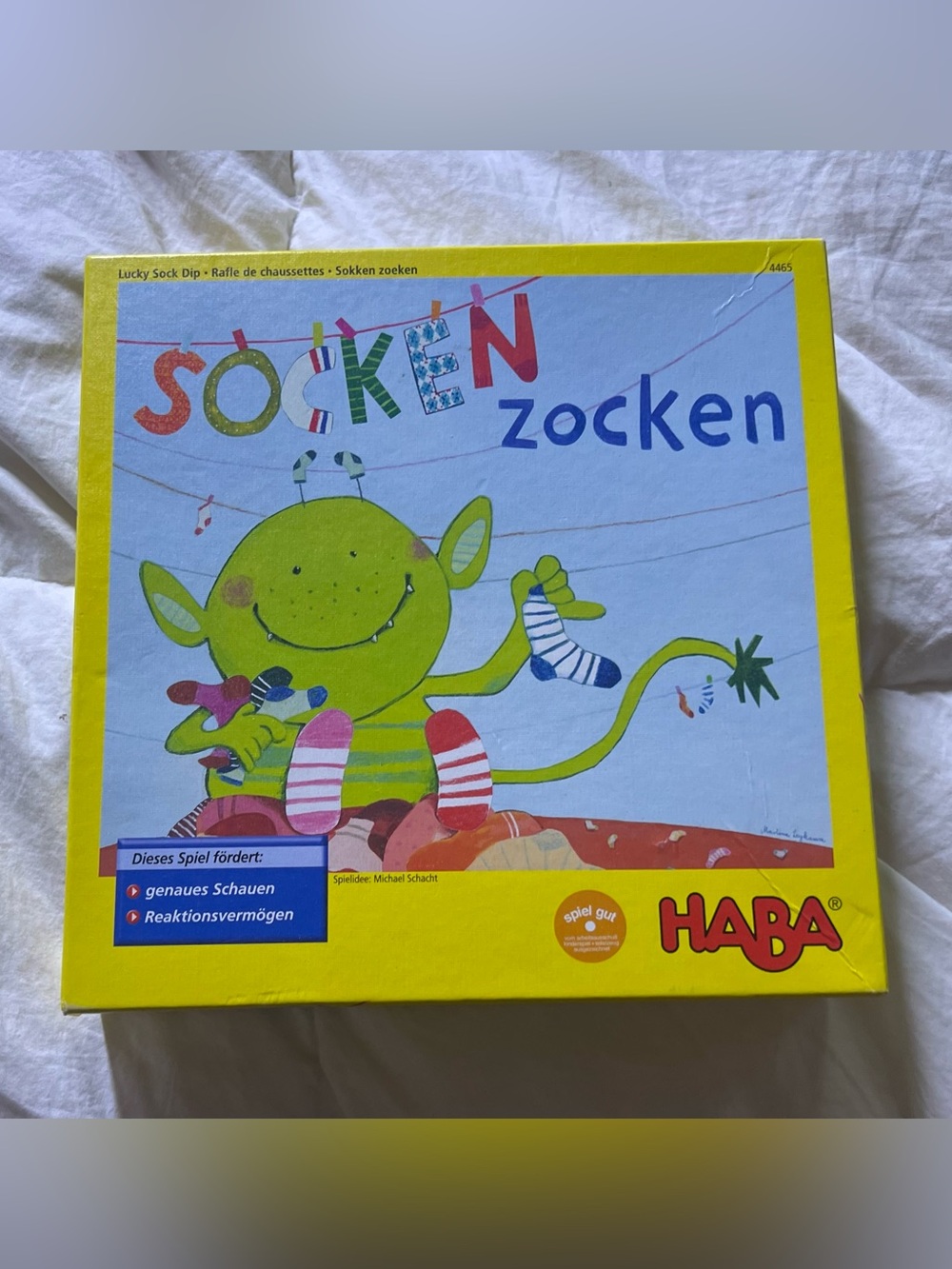 HABA Socken Zocken Lucky Sock Dip Matching Game